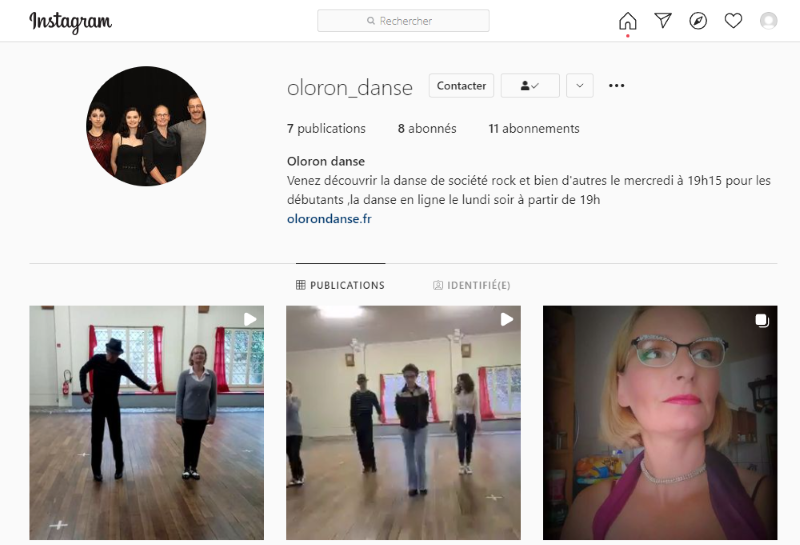 Un compte Instagram pour Oloron Danse